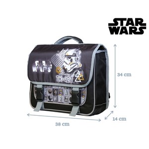 Bagtrotter cartable 38 cm disney star wars noir