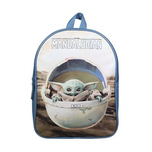 Sac à dos goûter 31cm baby yoda star wars the mandalorian beige