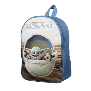 Sac à dos goûter 31cm baby yoda star wars the mandalorian beige