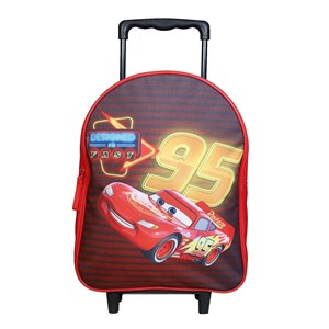 Bagtrotter sac à dos à roulettes 31 cm disney cars rouge