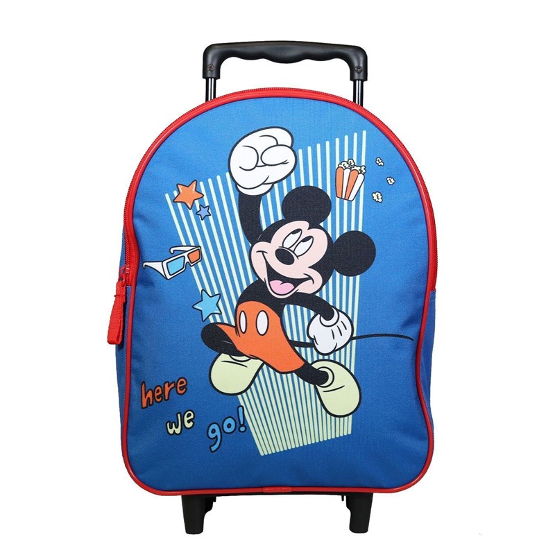 Bagtrotter - Bagtrotter sac à dos à roulettes 31 cm disney mickey bleu