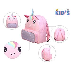 Bagtrotter sac à dos gouter maternelle 3d licorne kids rose