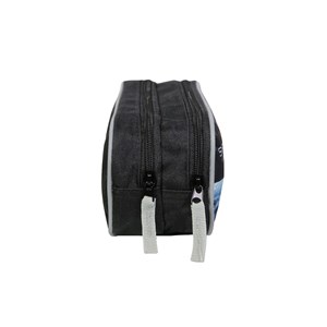 Trousse scolaire 2 compartiments nasa astronaute noire bagtrotter