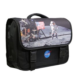 Cartable 38 cm nasa astronaute noir bagtrotter
