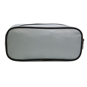 Trousse scolaire rectangulaire star wars - the mandalorian noire et grise