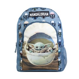 Sac à dos 37 cm avec poche baby yoda star wars - the mandalorian