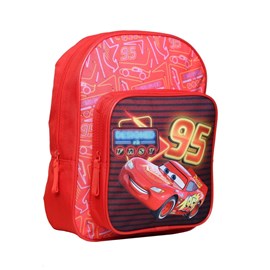 Sac à dos 31 cm avec poche disney cars voiture flash mcqueen rouge bagtrotter