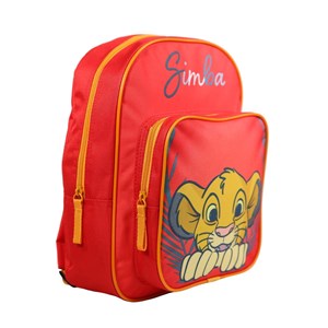 Sac à dos 31 cm avec poche disney le roi lion simba rouge bagtrotter