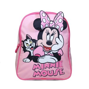 Sac à dos 31 cm avec détails 3d noeud disney minnie chat rose bagtrotter