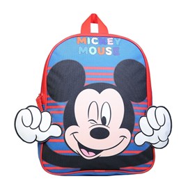 Sac à dos 31 cm avec détails 3d disney mickey bleu bagtrotter
