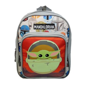 Sac à dos maternelle 31 cm avec poche star wars - the mandalorian baby yoda
