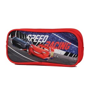 Trousse scolaire rectangulaire disney cars rouge bagtrotter