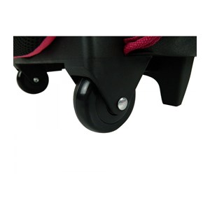 Cartable à roulettes cybel cheval licorne 38cm rose