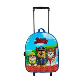 Bagtrotter sac à dos à roulettes pat' patrouille 31cm bleu