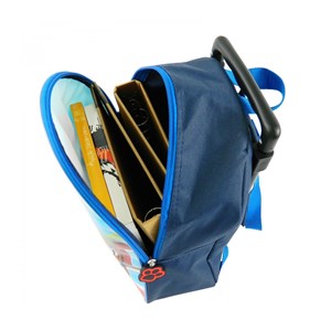 Bagtrotter sac à dos à roulettes pat' patrouille 31cm bleu