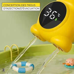 Thermomètre bain bébé digital (poussin)