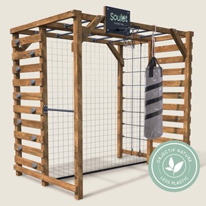 Aire de jeux en bois traité odin
