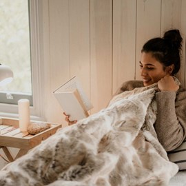 Dreamland couverture chauffante imitation fourrure de luxe - hyggie days - large