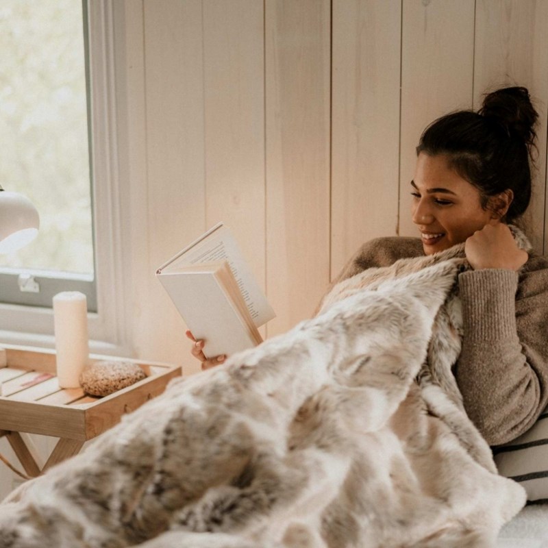 Dreamland couverture chauffante imitation fourrure de luxe - hyggie days - large