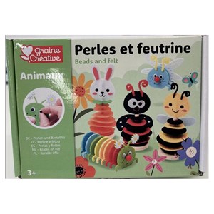Kit petits insectes perles et feutrine