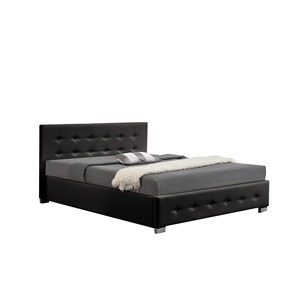 Newington lit coffre 140 x 190 cm noir