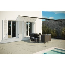 Ferrato tonnelle murale 11,44 m² en aluminium