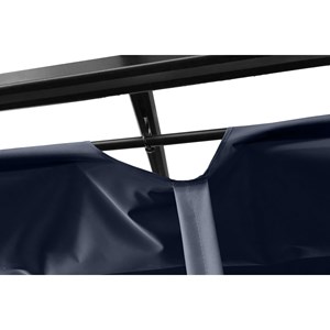 Nila pergola auto-portée 3 x 4 m avec toile rétractable grise