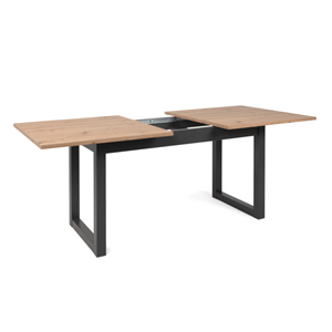 Kotor table à manger industrielle en bois extensible 10 personnes