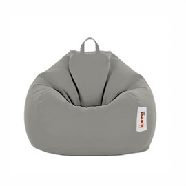 Ohau pouf poire d'extérieur 130x115cm gris