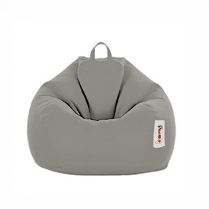 Ohau pouf poire d'extérieur 130x115cm gris