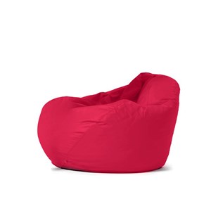Ohau pouf poire d'extérieur 130x115cm rouge