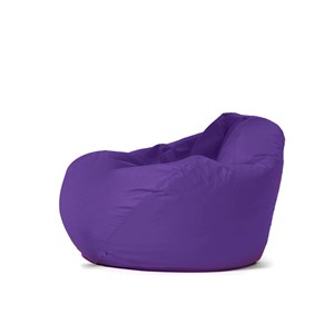 Ohau pouf poire d'extérieur 130x115cm violet