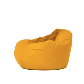 Ohau pouf poire d'extérieur 130x115cm jaune