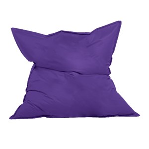 Moku pouf rectangulaire d'extérieur xxl 180x140cm violet