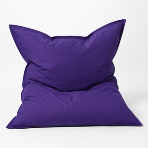 Moku pouf rectangulaire d'extérieur xxl 180x140cm violet
