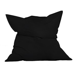 Moku pouf rectangulaire d'extérieur xxl 180x140cm noir