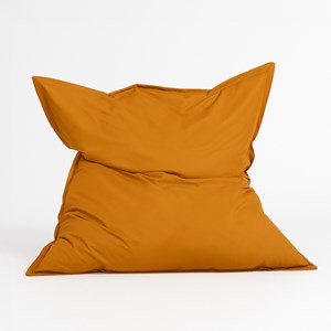 Moku pouf rectangulaire d'extérieur xxl 180x140cm orange