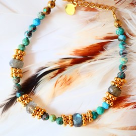 Bracelet taranga en turquoise