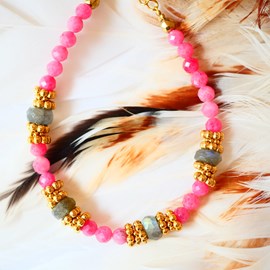 Bracelet taranga en rhodonite