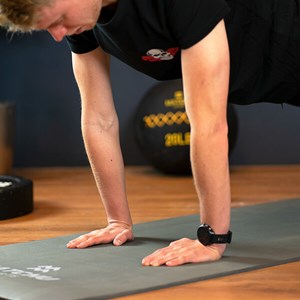 Tapis de fitness gris