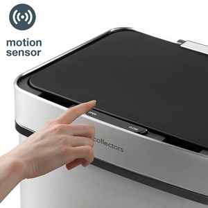 Poubelle de tri à capteur 69l, inox edition - n°1012