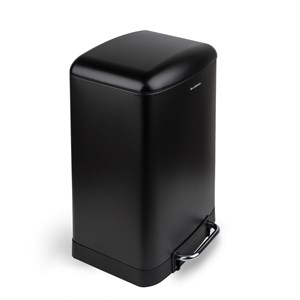 Poubelle à pédale 20l, black edition - n°505