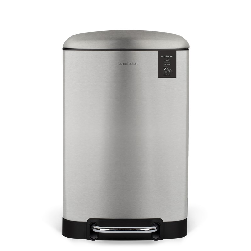 Poubelle à pédale 20l, inox edition - n°512