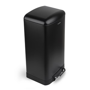 Poubelle à pédale 30l, black edition - n°705