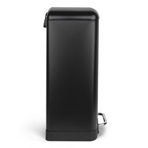 Poubelle à pédale 30l, black edition - n°705