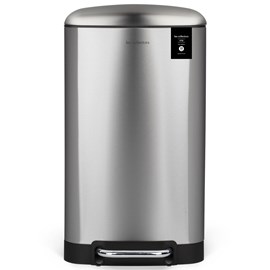 Poubelle à pédale 30l, inox edition - n°712