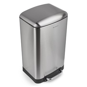 Poubelle à pédale 30l, inox edition - n°712