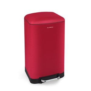 Poubelle à pédale 30l, red edition - n°722