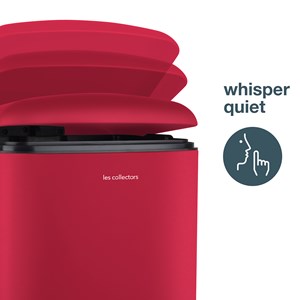 Poubelle à pédale 30l, red edition - n°722