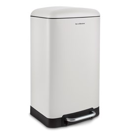 Poubelle à pédale 30l,hite edition - n°728